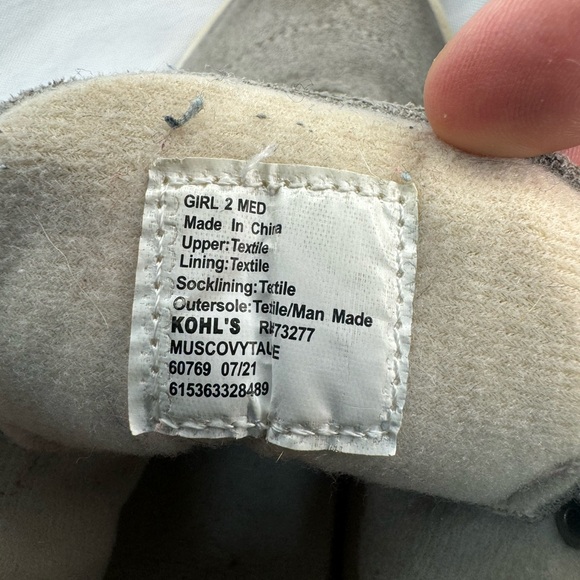 Kohls SO® Muscovy Girls' Ankle Boots
Size 2 MED - Picture 7 of 7